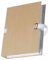 Exacompta Schnellhefter, Rucksack 10 ausziehbar, Papier kraft. grau beige Verschluss Gurt -20225-