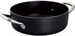 Fasa - 052003032 Al Black Casseruola Bassa 2 Manici 3 Mm D. Cm 32