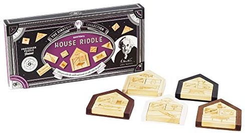 Professor Puzzle Einstein’s House Riddle - Brain Teaser Puzzle - Brillaint 3D Wooden Puzzle / Brain Game