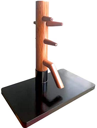 TAO Mini Holzpuppe Dekoration Wing Chun Kung Fu Sammelbar Holz Hellbraun (Dunkel)