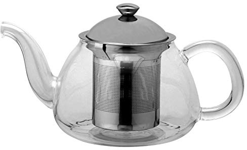 Ilsa Teekanne 1000 ml Borosilikatglas Edelstahl