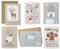 KuschelICH 12er Weihnachtskarten Set - 8 Postkarten, 4 Klappkarten mit Umschlag - Recycling Grußkarten und Briefumschläge (Hygge)