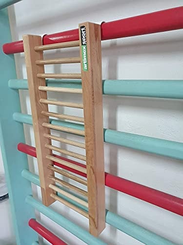 Artimex Mini Reha Espalier pour la physiothérapie et la Gymnastique - utilisées dans Les Maisons ou Les cliniques - en hêtre, 60 x 26 cm, Code 249