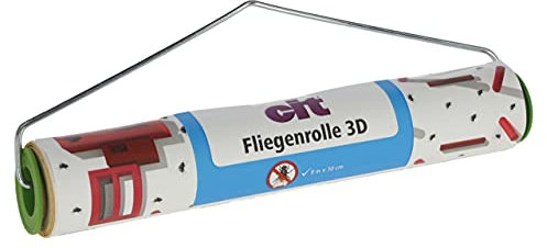 cit Kerbl 299905 Rouleau Anti-Mouches avec Impression 3D 7 m x 10 cm 167 g
