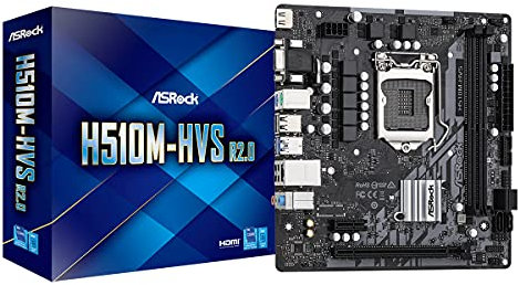 Asrock H510M-HVS R2.0 Intel H510 LGA 1200 Micro ATX