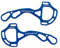 Acavallo AluPro Hackamore - Farbe blau - one Size - AC799