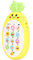 SPYMINNPOO Jouet de Téléphone Portable pour Bébé, Doux Bébé Ananas Téléphone Jouets Silicone Lumière Musique Début éducatif Téléphone Portable Jouet Jaune