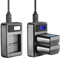 Chargeur de batterie 2 ports + chargeur LCD pour Nikon D500 D600 D800 D800E D7000 D7100