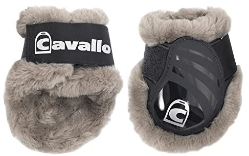 Cavallo Kunstfell Streichkappen Hikari in Black, Größe:Pony, Cavallo:Black