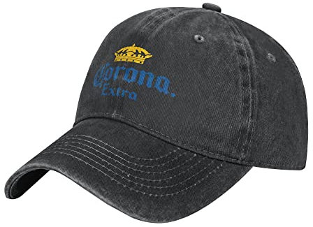 Kompatibel mit Corona Cowboy Hat Extra Baseball Cap Trucker Hat für Herren Damen Retro Denim Hats Dad Hat Verstellbare Sport Casquette Cap Geschenke
