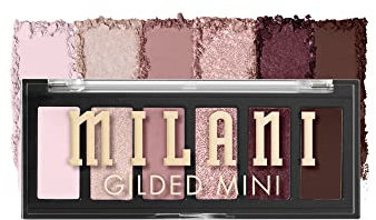 Milani Gilded Mini Eyeshadow Palette with 6 Matte & Shimmer Hues - The Wine Down