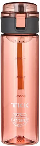 TKK Trinkflasche Kinder 500ml Auslaufsicher BPA-frei Tritan Wasserflaschen trinkflasche sport mit Filter für Kindergärten, Schulen Rosa 1001