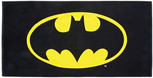 Franco Batman Badetuch, superweich, Baumwolle, 152,4 x 76,2 cm, offizielles Batman-Lizenzprodukt