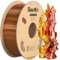 GratKit Dual Color Silk PLA Filament 1,75mm 1kg Spule, Zweifarbiges 3D-Drucker Filament mit +/-0,03mm Präzision, Einfach zu drucken, Gold Und Rot Kupfer
