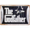 Nostalgic-Art Retro Blechschild, 20 x 30 cm, Godfather – Logo – Geschenk-Idee für Film-Fans, Original Lizenzprodukt (OLP), aus Metall, Vintage Design, Blechschilder Sprüche