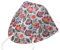 TubeRoo FFP2 Maske Bunt mit Muster Motiv Blumen 5 Stück M8 farbig Farbton lila orange grün blau, weiche Ohrschlaufen, Versand aus Deutschland, Atemschutzmaske, Mundschutz-Maske für Frauen, Damen