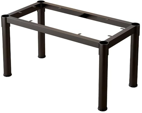 Schwerlast Tischgestell Aus Metall, TischBein, Tischbeine Für Couchtisch Sitzbank, Tischkufen Aus Vierkantprofilen, Tischbeine Für Esstisch Schreibtisch, Tischuntergestell, Tischfüße ( Color : Black ,