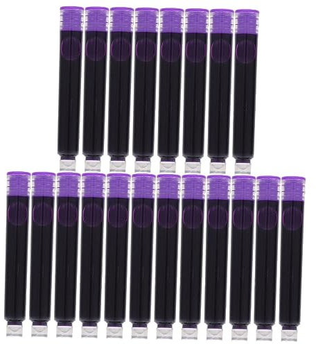 NUOBESTY 100pcs Erasable Fountain Pen Ink Sac Cartridges for Creative Office Use Ink Absorption for Writing Drawing and Note-taking