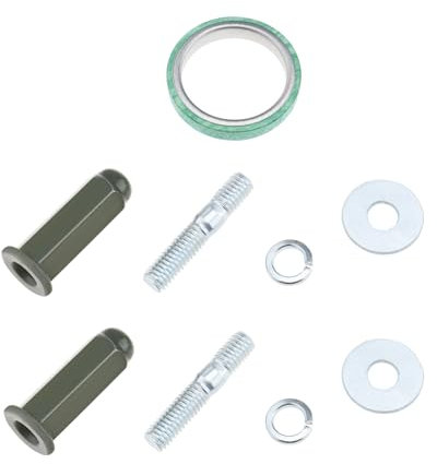YINETTECH 1 Set Joints d'écrous de Goujons d'échappement Compatible avec GY6 50cc 70cc 90cc 110cc 125cc 150cc QMB139 pour Scooters VTT Go Karts Cyclomoteurs Moteurs Quad