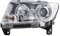EDA PREMIUM auto Scheinwerfer, Frontscheinwerfer Links 5272919AA passend für JEEP COMPASS 2011-2013 mit Stellmotor für Leuchtweiteregulierung, Led