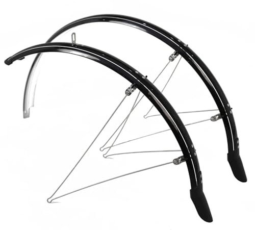 LXHZSY Fahrrad Schutzblech Bike Fender 700c Schutzblech in voller Länge(Black)