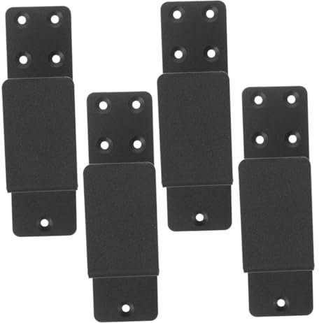 DOITOOL Sicherheitsstangenhalterung Mit Türbarrikadenstangenhalterungen Robuster Türriegel Aus Metall Sicherheitshebel Für Vordertüren Garage Scheune Keller