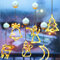 FENGQ 6er Set LED Saugnapf Weihnachten Lichter, Weihnachtsbeleuchtung Fenster Kinder, LED Fensterlicht Saugnapf, Weihnachtsbeleuchtung Hängend Fensterlicht für Weihnachtsdeko