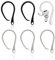 Ear Hooks for AirPods, 6PCS Anti-Lost Silicone Earhooks – Adjustable Earbud Accessories for AirPods Pro/3/2/1 & Most Wireless Earphones