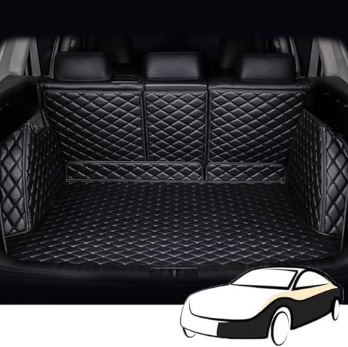 YUUSA Funda Maletero Coche para Audi A3 8y A3 35 TFSI Sportback 2020–2024, Cobertura Completa Impermeable Antideslizante Antimanchas Bandeja Forro Protector,A Black