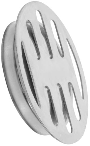 LIFKOME Coperchio Di Scarico Rotondo Per Pavimento in Acciaio Inox Raccoglicapelli Griglia Per Doccia Filtro Compatto Metallico Tappo Per Scarico Bagno