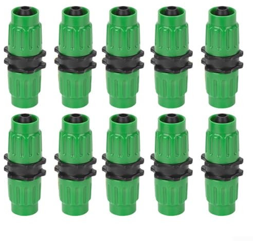 Kit de réparation flexible extensible pour tuyau d'arrosage - Connecteur efficace pour réparations rapides (10 pièces)