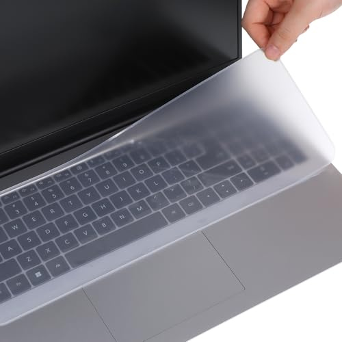 Universelle Tastaturschutzhülle für 13, 14, 15,6 Laptops und Notebooks – wasserdicht, staubdicht, transparent, ultradünn, aus Silikon für 15-17,3-Laptops