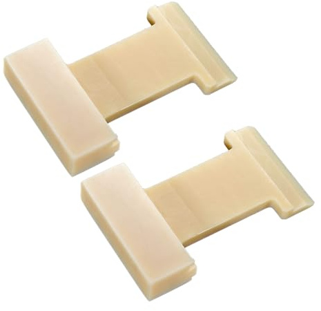 Lot de 2 revêtements de sol stratifiés avec plusieurs rainures pour une formation précise des coutures sur les sols en bois composite, ensemble d'installation robuste en panneaux composites