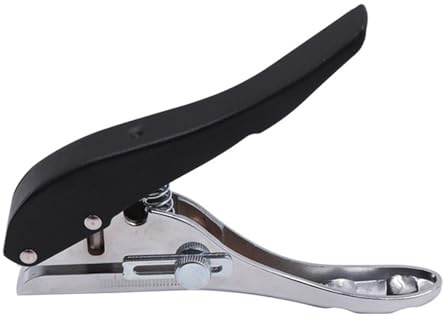 10-mm Loch Kartenstanzwerkzeug Kantenband Stanzzange Handgehalten Runde Einzellocher Für Karten PVC Karten Abzeichen Manuelle Kantenband Stanzzange