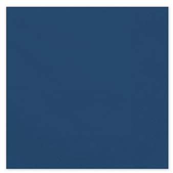 Servietten Uni 20Stk./33x33cm | Dunkelblau