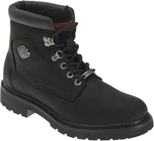 Harley-Davidson Stivali da moto da uomo Badlands, Nero, 46 EU
