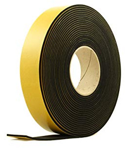 RS® Neoprene Rubber Self Adhesive Sponge Strip 40mm (W) x 3mm (T) x 10m (L) | 3mm thick | For Sealing, Gaskets, Weather Strip, Cushioning, Noise Reduction, Anti vibration, Anti slip, Industrial & DIY