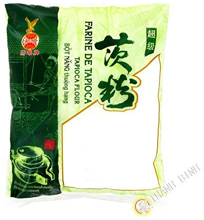 La harina de tapioca EAGLOBE 400g Tailandia - Pack de 6 piezas
