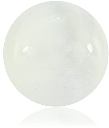 Budawi® Selenit Edelstein Deko Kugel Handschmeichler