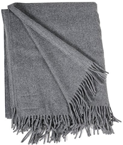 STEINBECK Kaschmirdecke ROYAL anthrazit - (BAIKAL DUNKELGRAU 130X190)