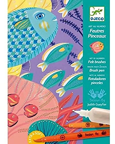 Djeco - Tableaux Feutres Pinceaux Nymphea