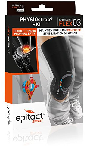 Epitact Sport-Kniebandage „Epithelium Flex 03“ M Schwarz