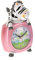 Mebus Quarz-Kinderwecker Zebra pink 26637