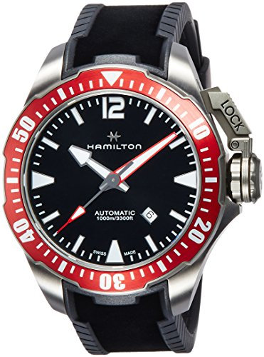 Hamilton Khaki Navy Frogman Titanium H77805335 Herren Automatikuhr 80h Gangreserve