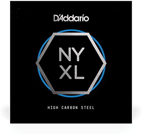 D'Addario NYS019 Single Plain Steel Guitar String, .019