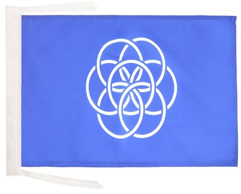 AZ FLAG - Flagge Planet Erde - 45x30 cm Mit Kordel - Blauer Planet Fahne 30 x 45 Cm - Flaggen