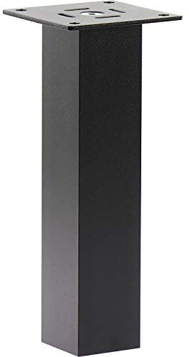 Barkonsole Capri gerade 50 x 50 mm, Höhe 170 mm, Aluminium schwarz