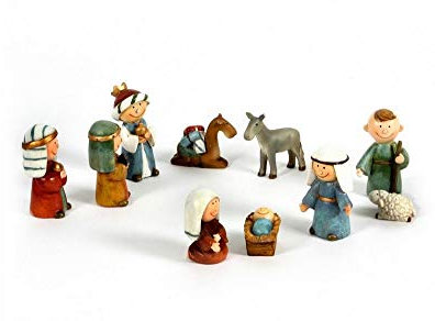 Unbekannt Weihnachtskrippe Figuren