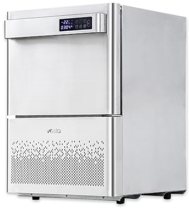 Vesta Precision Abatidor de Temperatura Compacto BF100 con Capacidad de Carga 2 Bandejas - GN 1/2 | Hasta 4kg de Producción | Arcón Congelador para Enfriar y Congelar Alimentos en Tiempo Reducido