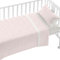 Burrito Blanco | Sábanas Cuna, maxicuna, minicuna, alg. 011 Rosa | para Cuna de 60 cm (+ Medidas Disponibles) | Sábanas bebé